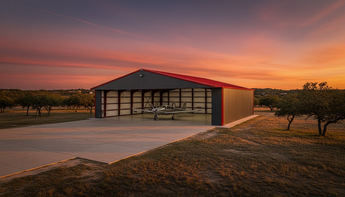 Steel Aircraft Hangar Kits for Dublin and Central Texas Pilots