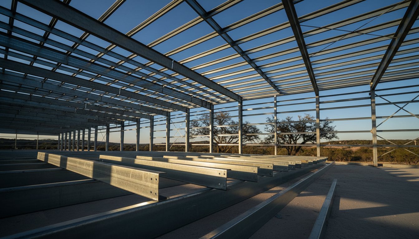 Z Purlins for Central Texas Steel Buildings: Sizing, Benefits, and Supply in Dublin