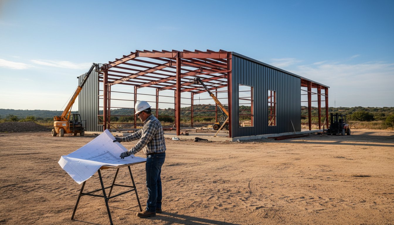 Commercial Steel Building Cost in De Leon, TX: 2026 Budgeting Guide