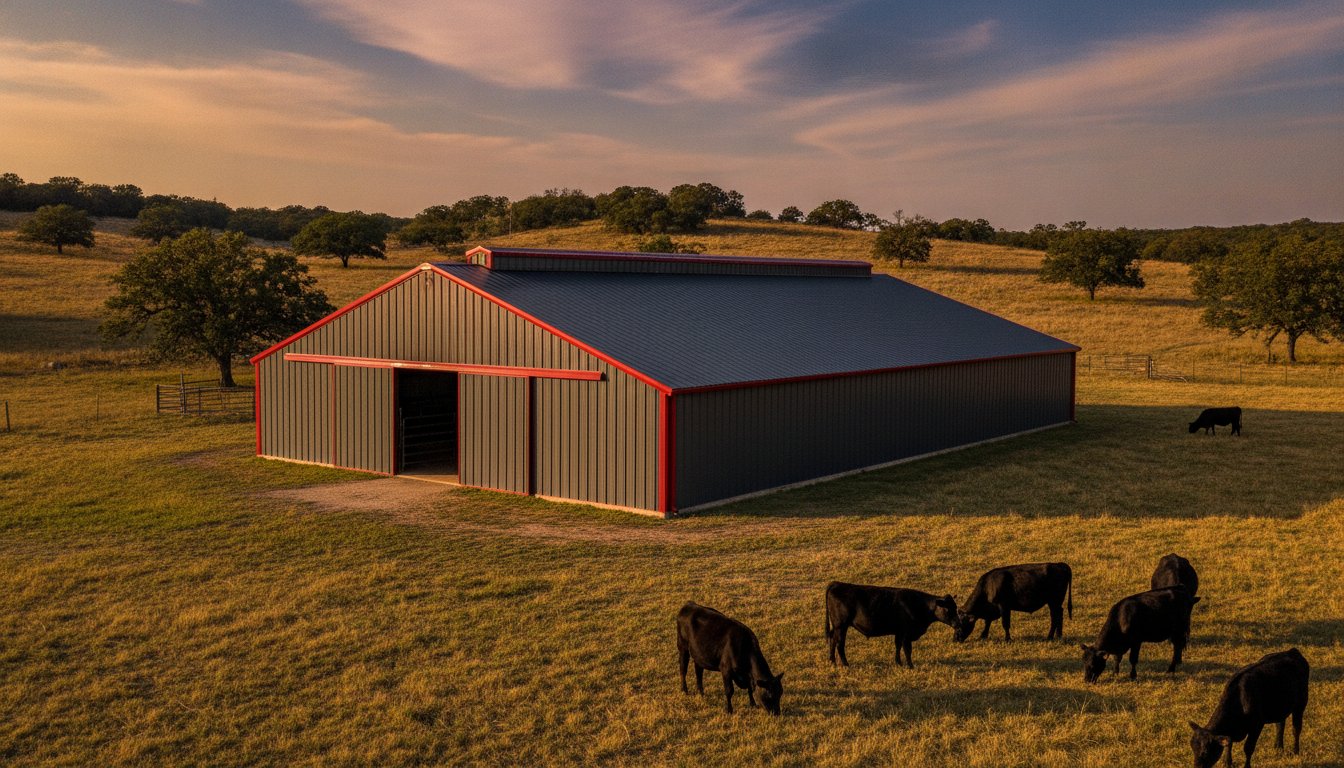 Pole Barn vs Steel Building for Livestock: A Central Texas Rancher’s Guide
