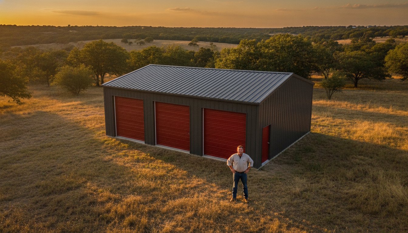40x60 Steel Shop Kit Prices in Stephenville: 2026 Cost Guide