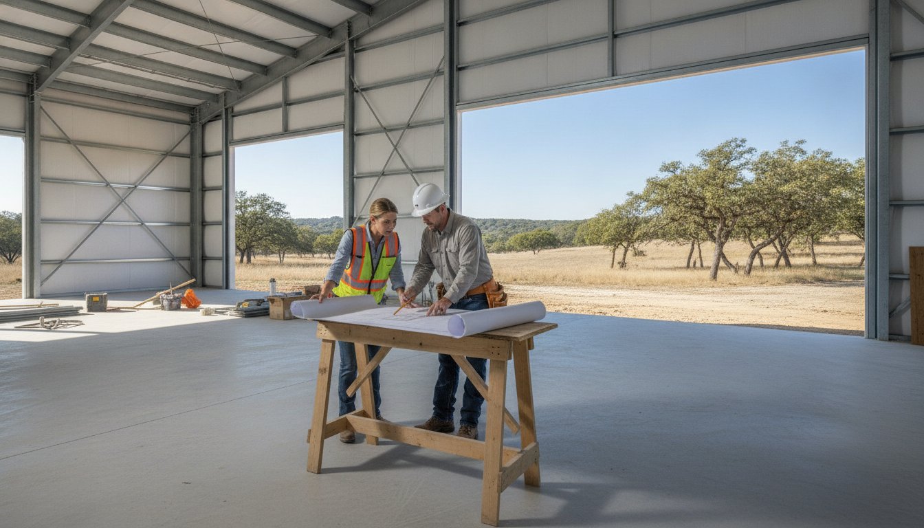 Planning a Metal Building Interior Layout: A Central Texas Guide