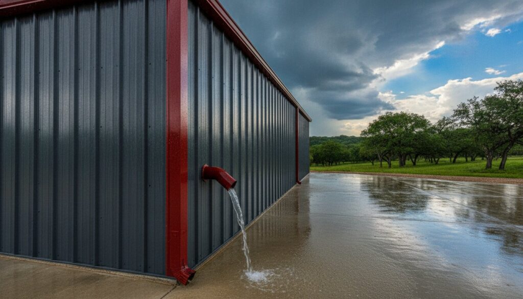Steel Building Gutters: Protecting Your Texas Metal Structure