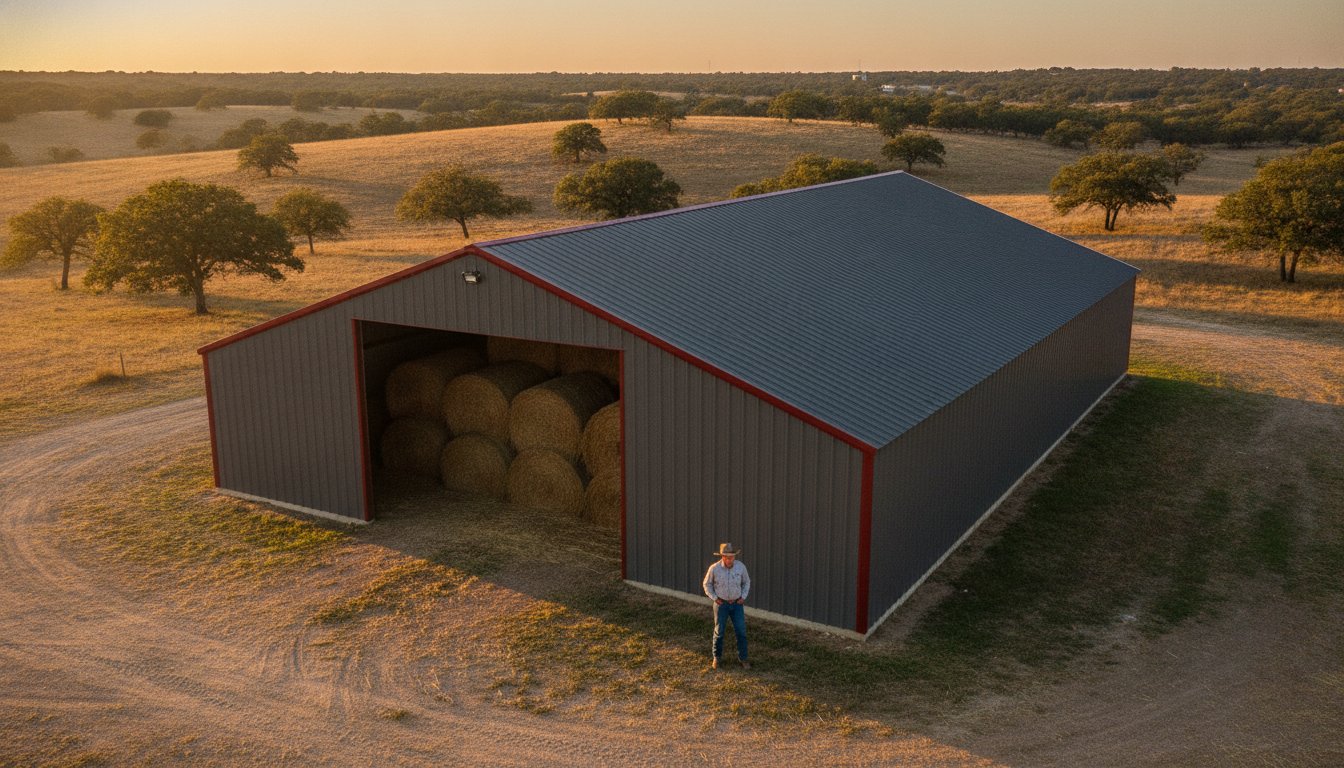 Steel Hay Barn Kits in Brownwood TX: The Rancher’s Guide to Durable Storage