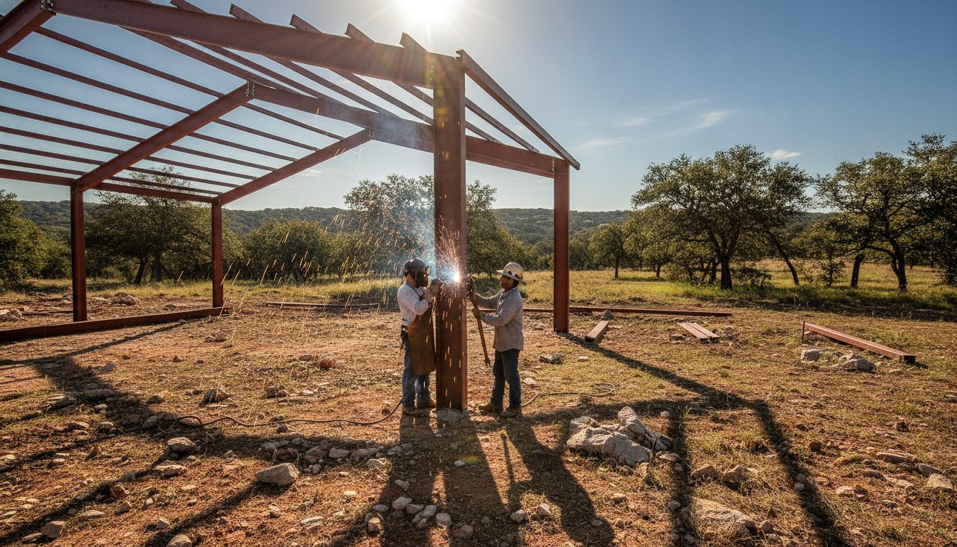 Weld Up Building Kits in Texas: The Rugged Choice for Custom Steel Structures