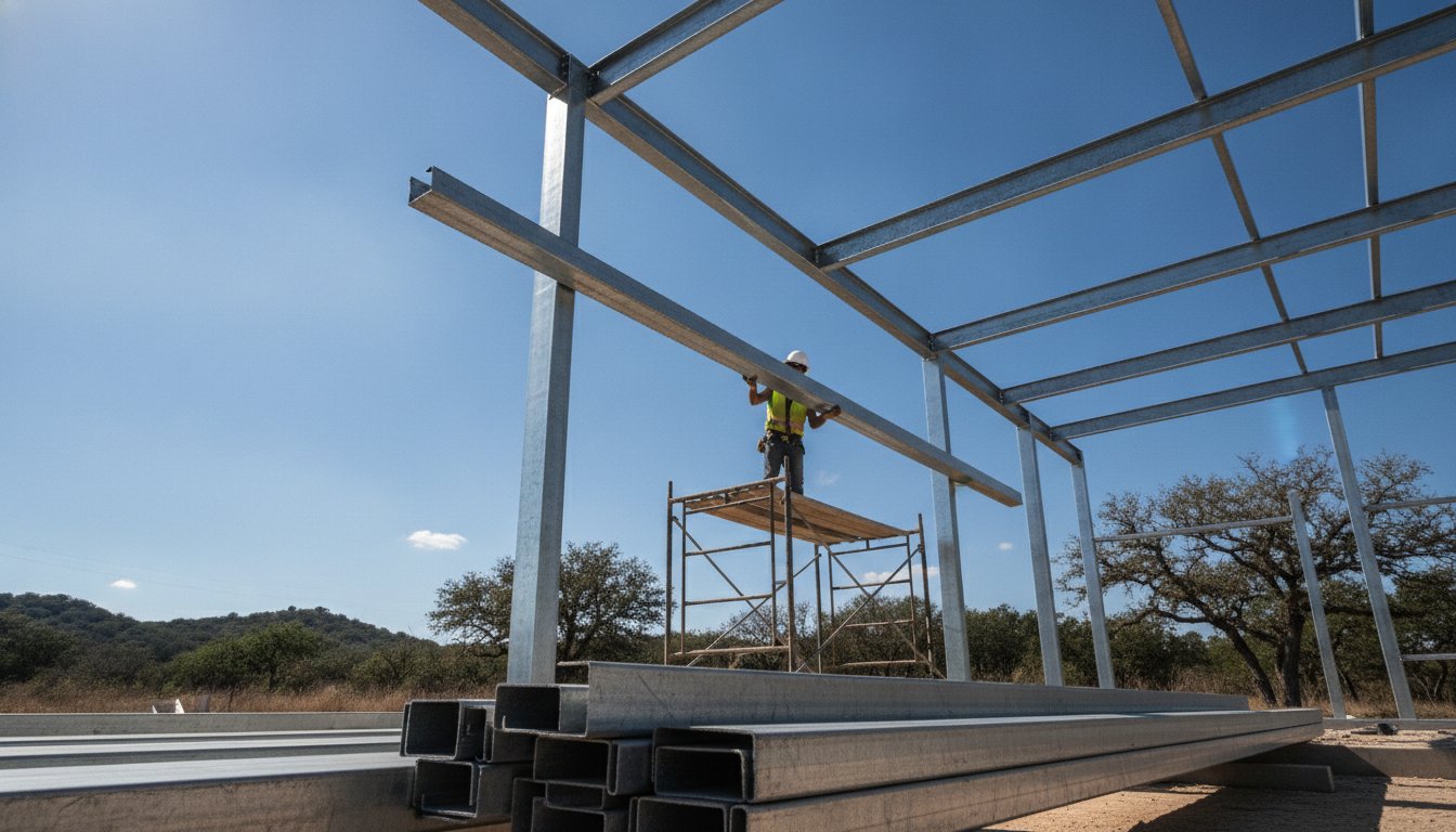 C Purlin Sizes: Guide for Central Texas Steel Buildings