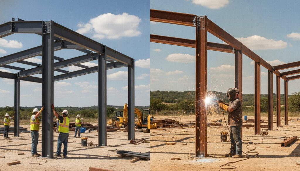 Pre-Engineered vs. Weld-Up Steel Buildings: Choosing the Right Texas Structure