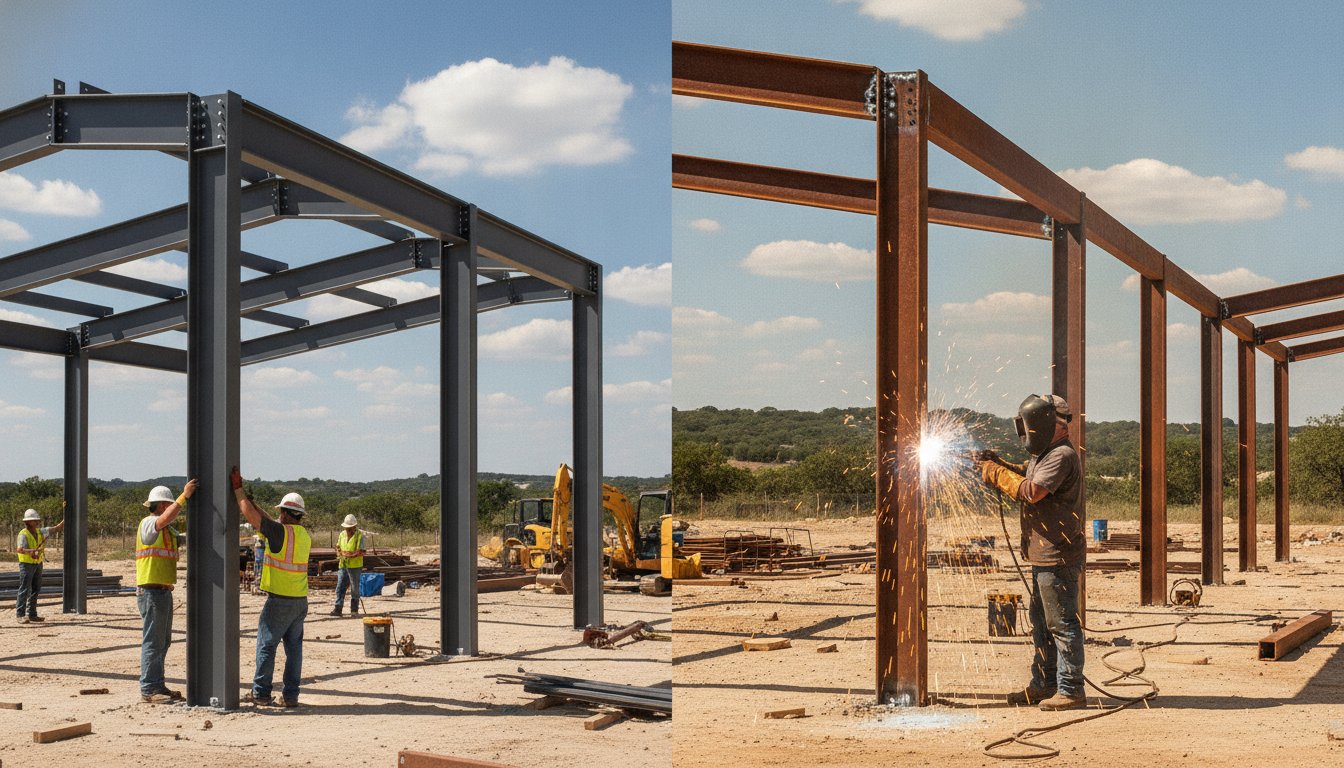 Pre-Engineered vs. Weld-Up Steel Buildings: Choosing the Right Texas Structure