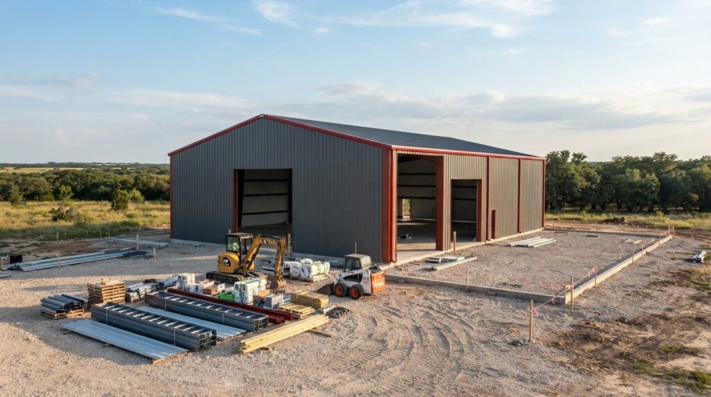 How Much Does a 50×100 Steel Building Cost in Granbury?
