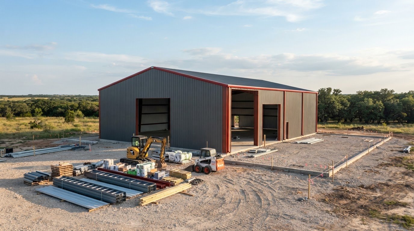 How Much Does a 50×100 Steel Building Cost in Granbury?
