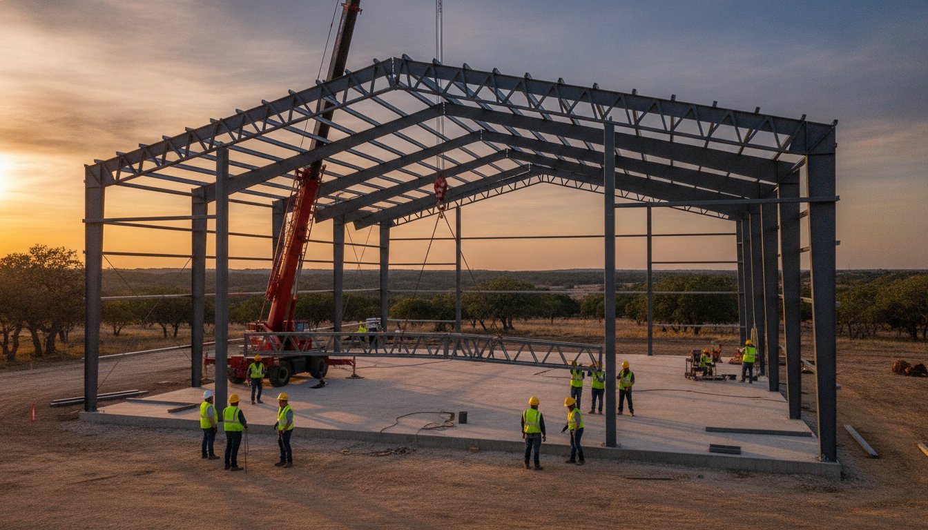 Weld-Up vs. Pre-Engineered Steel: 2026 Texas Builder Guide