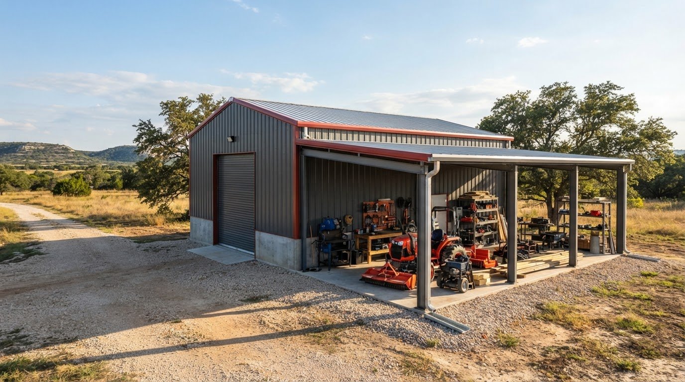 Steel Workshop Lean-To: A Practical Planning Guide